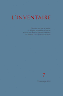 Inventaire, no 07